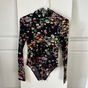 H&M floral body suit